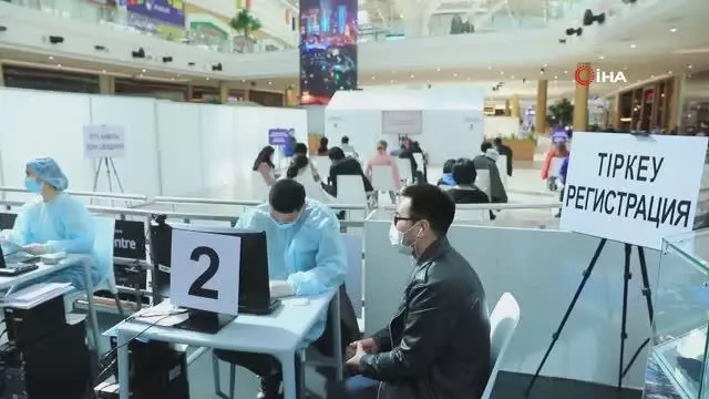 Son dakika haber: - Kazakistan'da alışveriş merkezlerinde aşılama yapılıyor Son dakika haber: - Kazakistan'da alışveriş merkezlerinde aşılama yapılıyor
