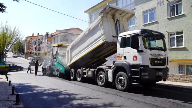 Keçiören Belediyesinden 2 yılda 300 bin ton asfalt serimi Keçiören Belediyesinden 2 yılda 300 bin ton asfalt serimi