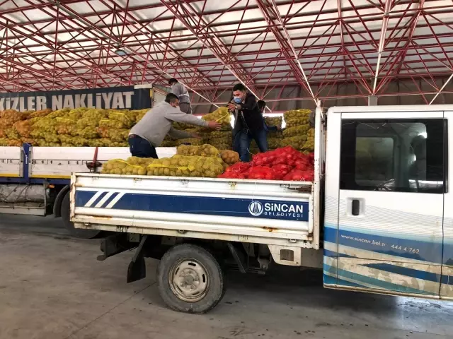 Son dakika haberi: Sincan'da patates ve soğan dağıtımına başlandı Son dakika haberi: Sincan'da patates ve soğan dağıtımına başlandı