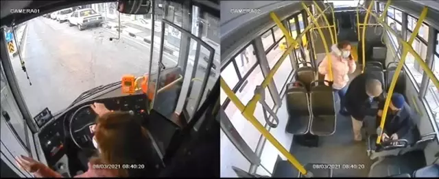 Telefona bakarken kaza yaptı, işine son verildi...Kaza anı kameralara yansıdı Telefona bakarken kaza yaptı, işine son verildi...Kaza anı kameralara yansıdı
