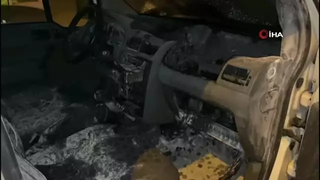 İftira yetişmeye çalışan sürücünün aracı seyir halinde yandı İftira yetişmeye çalışan sürücünün aracı seyir halinde yandı
