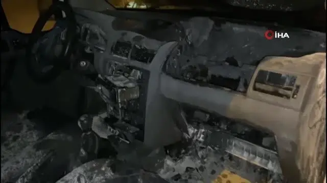İftira yetişmeye çalışan sürücünün aracı seyir halinde yandı İftira yetişmeye çalışan sürücünün aracı seyir halinde yandı