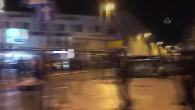 İsrail polisinden Filistinlilere müdahale İsrail polisinden Filistinlilere müdahale