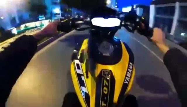 Kural tanımayan motosiklet sürücüsüne ceza yağdı Kural tanımayan motosiklet sürücüsüne ceza yağdı