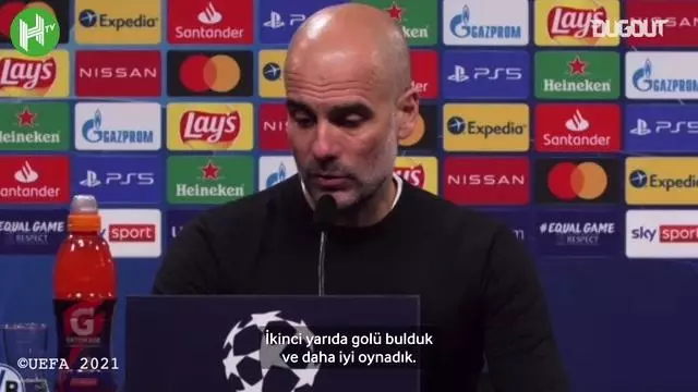 Pep Guardiola: 'Manchester City sonunda yarı finalde' Pep Guardiola: 'Manchester City sonunda yarı finalde'