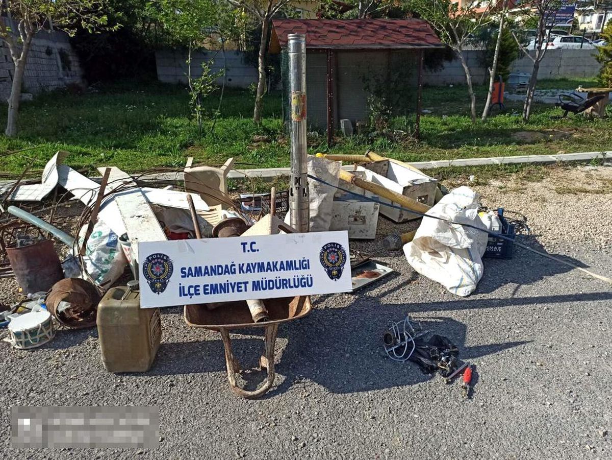 Samandağ'da hırsızlık şüphelisi kişi gözaltına alındı