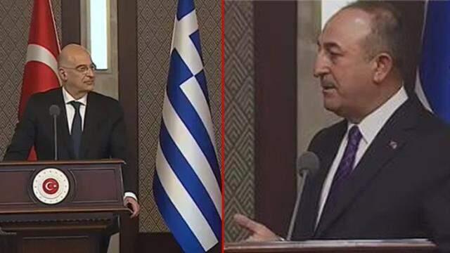 Son Dakika: Yunan Bakan Dendias'ın skandal suçlamaları Bakan Çavuşoğlu'nu sinirlendirdi! Yüzüne dönüp saydırdı Son Dakika: Yunan Bakan Dendias'ın skandal suçlamaları Bakan Çavuşoğlu'nu sinirlendirdi! Yüzüne dönüp saydırdı