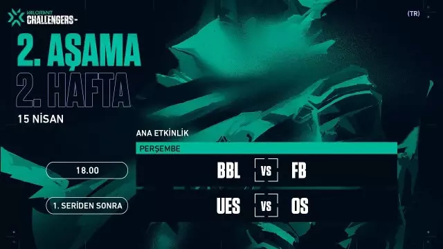 VCT 2.Hafta 2.Aşama karşılaşmaları başlıyor! VCT 2.Hafta 2.Aşama karşılaşmaları başlıyor!