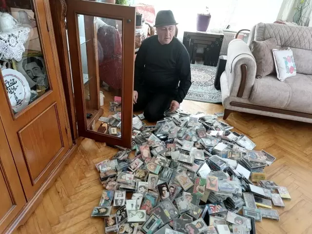 50 yılda 3 bin kaset biriktirdi 50 yılda 3 bin kaset biriktirdi