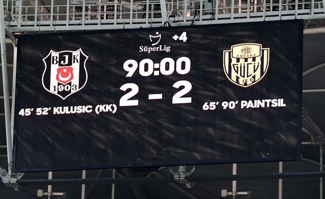 Beşiktaş 14 maç sonra evinde Ankaragücü'nü yenemedi Beşiktaş 14 maç sonra evinde Ankaragücü'nü yenemedi