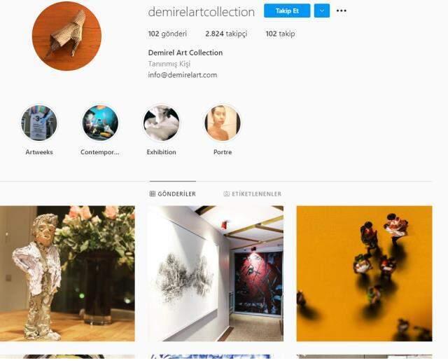 Volkan Demirel's collection, who has been interested in art for a while, exceeded a million