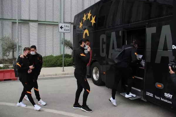 SPOR Galatasaray, Göztepe ile oynayacağı maç için İzmir'de SPOR Galatasaray, Göztepe ile oynayacağı maç için İzmir'de