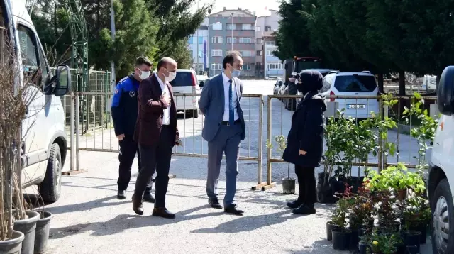 Kaymakam ve başkandan pazarda denetim