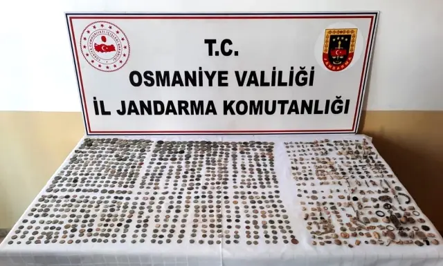 Osmaniye'de tarihi eser operasyonu Osmaniye'de tarihi eser operasyonu