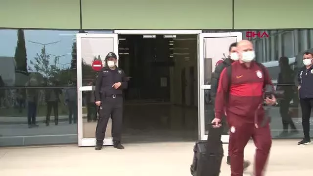 SPOR Galatasaray, Göztepe ile oynayacağı maç için İzmir'de SPOR Galatasaray, Göztepe ile oynayacağı maç için İzmir'de