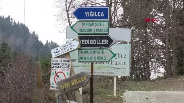 YEDİGÖLLER YOLU, İKLİM KOŞULLARI NEDENİYLE AYLARDIR TRAFİĞE KAPALI YEDİGÖLLER YOLU, İKLİM KOŞULLARI NEDENİYLE AYLARDIR TRAFİĞE KAPALI