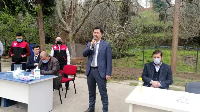 Balıkesir'de hayvancılara Merinos ırkı damızlık koç dağıtıldı Balıkesir'de hayvancılara Merinos ırkı damızlık koç dağıtıldı