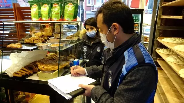 Beyoğlu'nda fırınlara denetim Beyoğlu'nda fırınlara denetim