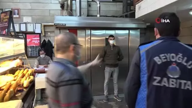 Beyoğlu'nda fırınlara denetim Beyoğlu'nda fırınlara denetim