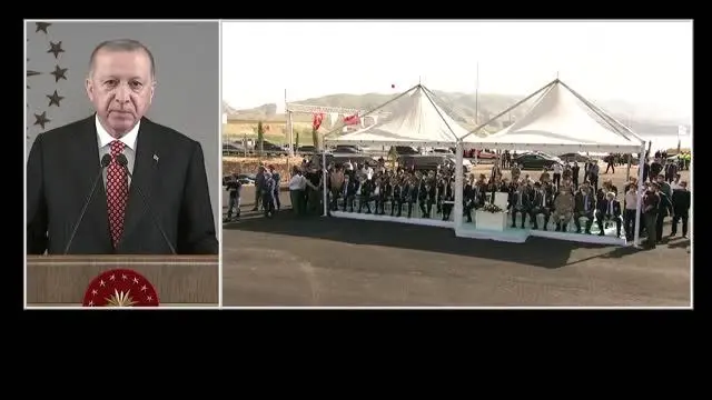 Cumhurbaşkanı Erdoğan, Hasankeyf-2 Köprüsü Açılış Töreni'ne canlı bağlantıyla katıldı: (2) Cumhurbaşkanı Erdoğan, Hasankeyf-2 Köprüsü Açılış Töreni'ne canlı bağlantıyla katıldı: (2)
