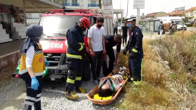 Elektrikli bisikletiyle dereye uçan kadın turist ölümden döndü Elektrikli bisikletiyle dereye uçan kadın turist ölümden döndü