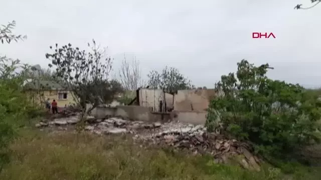 Kızını ziyaretteyken, evi yandı Kızını ziyaretteyken, evi yandı