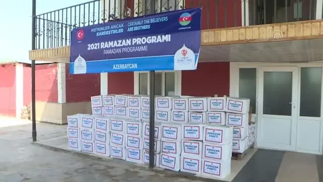 TDV'den Azerbaycan'da ihtiyaç sahibi ailelere gıda yardımı TDV'den Azerbaycan'da ihtiyaç sahibi ailelere gıda yardımı