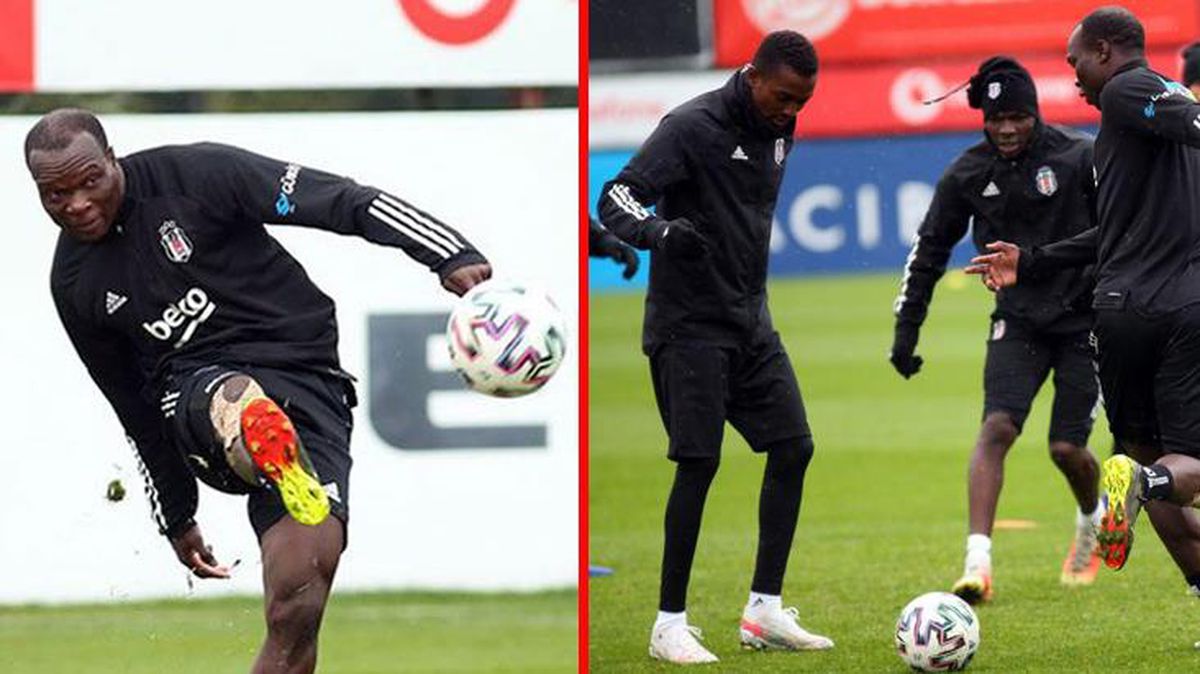 Sakatlıktan dönen Aboubakar, idmanda yaptığı şovla hocasına mesaj verdi