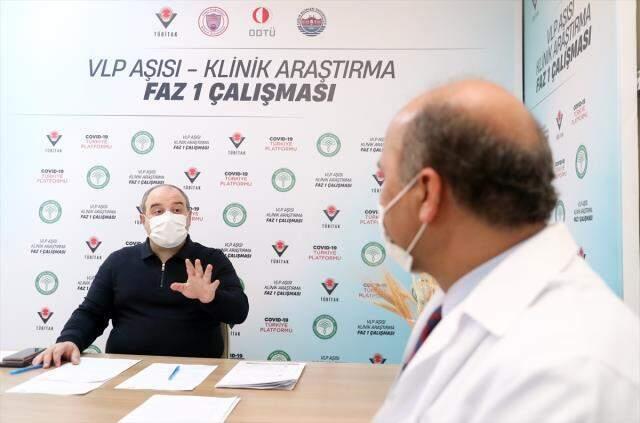 Yerli aşı için gönüllü olan Bakan Varank, ilk doz aşıyı yaptırdı Yerli aşı için gönüllü olan Bakan Varank, ilk doz aşıyı yaptırdı