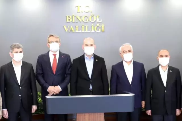İçişleri Bakanı Süleyman Soylu Bingöl'de güvenlik toplantısına katıldı İçişleri Bakanı Süleyman Soylu Bingöl'de güvenlik toplantısına katıldı