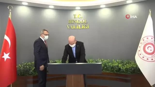 İçişleri Bakanı Süleyman Soylu Bingöl'de İçişleri Bakanı Süleyman Soylu Bingöl'de