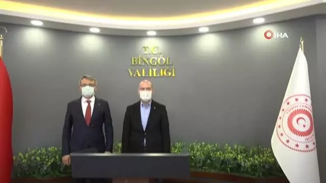 İçişleri Bakanı Süleyman Soylu Bingöl'de İçişleri Bakanı Süleyman Soylu Bingöl'de