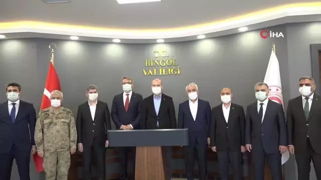 İçişleri Bakanı Süleyman Soylu Bingöl'de İçişleri Bakanı Süleyman Soylu Bingöl'de