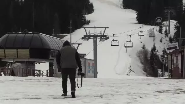 KASTAMONU - Ilgaz Dağı kayak sezonunun ardından sessizliğe büründü