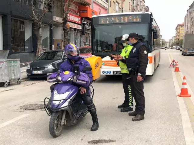 Bilecik'te sokağa çıkma kısıtlamasında denetimler sıkı bir şekilde sürüyor