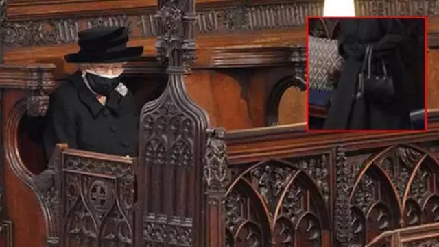 Kraliçe Elizabeth'in cenaze töreninde elinden bir an olsun düşürmediği çantanın sırrı çözüldü Kraliçe Elizabeth'in cenaze töreninde elinden bir an olsun düşürmediği çantanın sırrı çözüldü