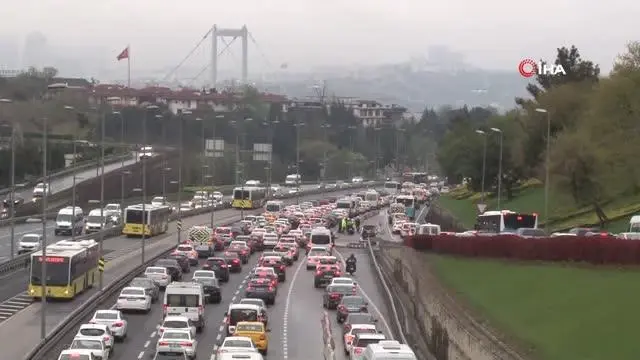 58 saatlik kısıtlama sonrası İstanbul'da trafik yoğunluğu 58 saatlik kısıtlama sonrası İstanbul'da trafik yoğunluğu