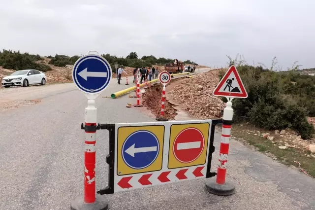 Doğalgaz için ilk kazma vuruldu Doğalgaz için ilk kazma vuruldu