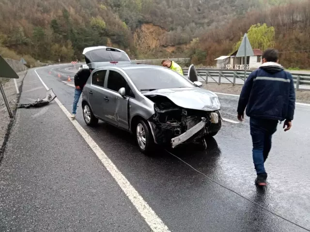 Son dakika haber... Kozlu'da trafik kazası: 2 yaralı