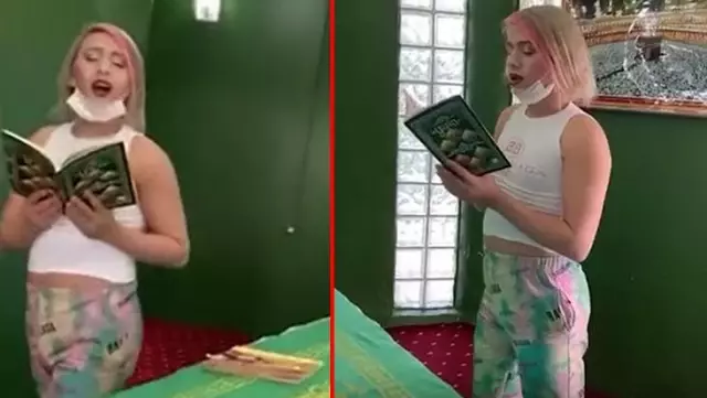 TikTok videosu çekmediğiniz bir burası kalmıştı! Türbedeki görüntülere tepki yağıyor TikTok videosu çekmediğiniz bir burası kalmıştı! Türbedeki görüntülere tepki yağıyor