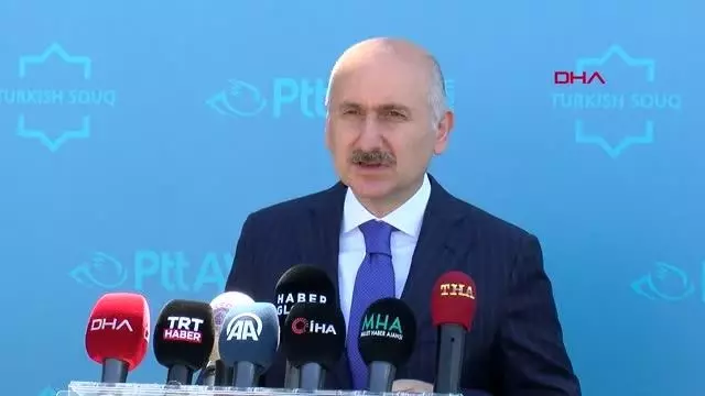ANKARA Bakan Karaismailoğlu: PTT güvencesi ile 53 ülkeye e-ihracat gerçekleştiriyoruz ANKARA Bakan Karaismailoğlu: PTT güvencesi ile 53 ülkeye e-ihracat gerçekleştiriyoruz
