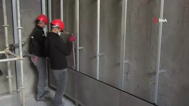 Bursaray'ın 2300 metre uzunluğundaki 39'un istasyonunda çalışmalar hızlandı Bursaray'ın 2300 metre uzunluğundaki 39'un istasyonunda çalışmalar hızlandı