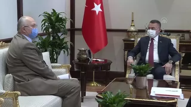Cumhurbaşkanı Yardımcısı Oktay, yerli aşı faz-3 çalışması koordinatörü Ünal ile görüştü Cumhurbaşkanı Yardımcısı Oktay, yerli aşı faz-3 çalışması koordinatörü Ünal ile görüştü