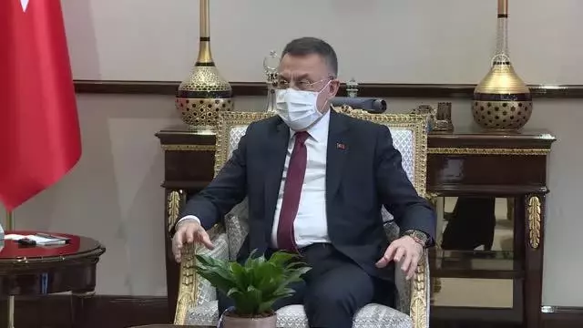 Cumhurbaşkanı Yardımcısı Oktay, yerli aşı faz-3 çalışması koordinatörü Ünal ile görüştü Cumhurbaşkanı Yardımcısı Oktay, yerli aşı faz-3 çalışması koordinatörü Ünal ile görüştü