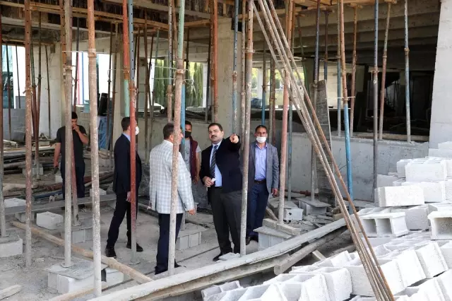 Göbeklitepe Kültürevi inşaatı hızla yükseliyor Göbeklitepe Kültürevi inşaatı hızla yükseliyor