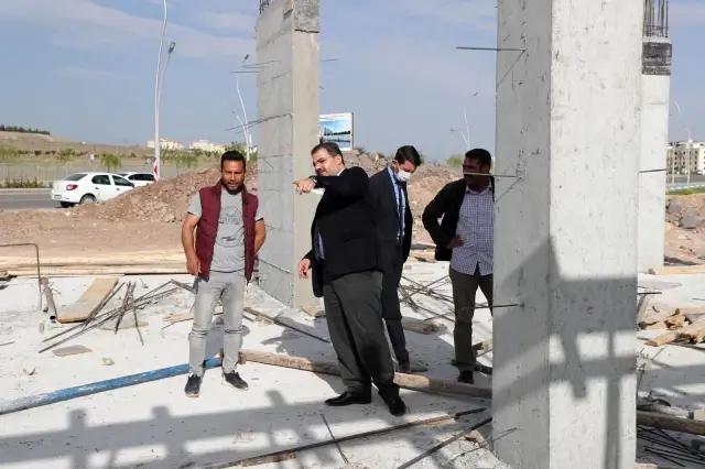 Göbeklitepe Kültürevi inşaatı hızla yükseliyor Göbeklitepe Kültürevi inşaatı hızla yükseliyor