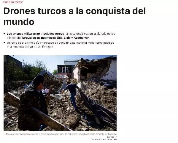İspanyol gazetesi Periodico'dan Türk SİHA'larına övgü: Dünyayı fethediyor İspanyol gazetesi Periodico'dan Türk SİHA'larına övgü: Dünyayı fethediyor