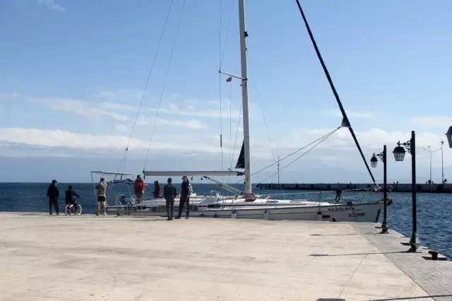 Seyahat kısıtlamasına rağmen sezonun ilk Rus turistleri Sinop'a geldi Seyahat kısıtlamasına rağmen sezonun ilk Rus turistleri Sinop'a geldi