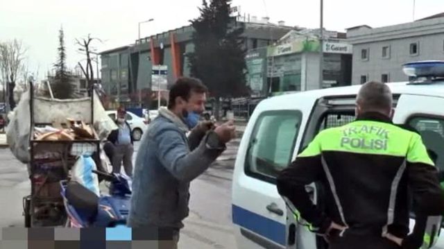Sokağa çıkma kısıtlamasını ihlal eden kağıt toplayıcısına kesilen ceza vicdanları sızlattı
