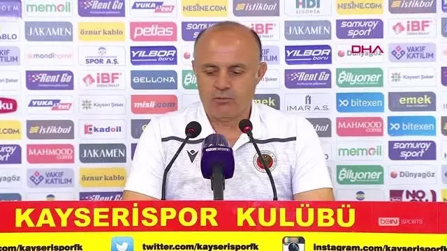 SPOR Hes Kablo Kayserispor - Gençlerbirliği maçının ardından